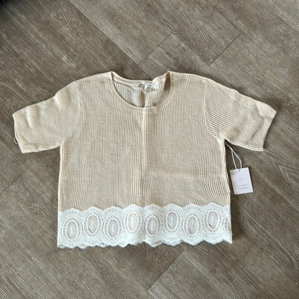 Crochet Lace Trim Top